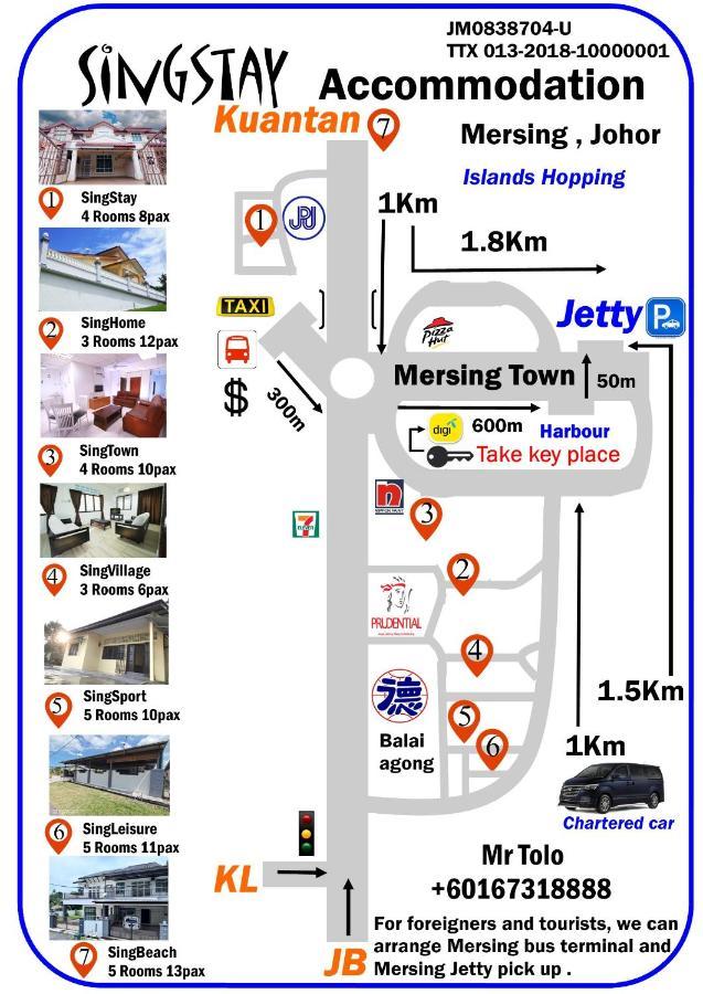 Singleisure Holiday House Mersing Exterior foto